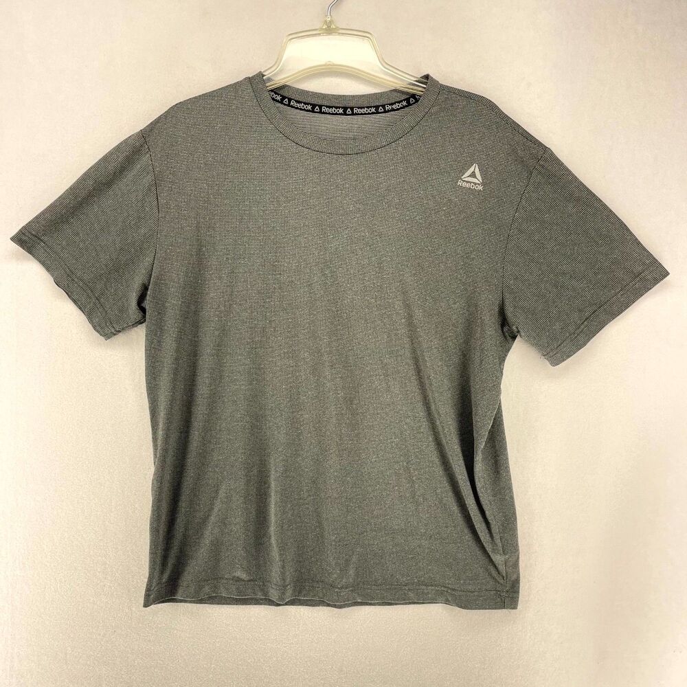 Reebok‎ Athletic Short Sleeve Tshirt Mens Size M Gray